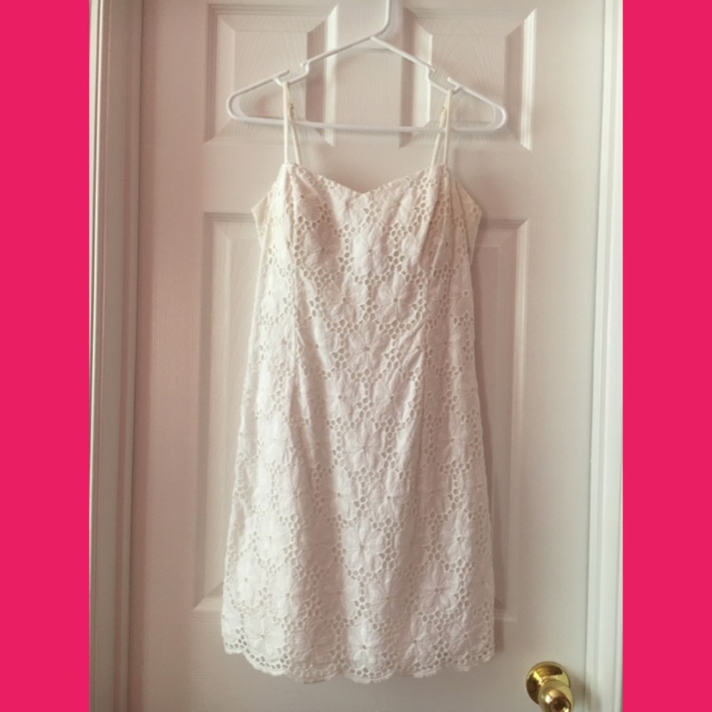 Lilly Pulitzer McCallum Fitted Tie Back Dress, Sz6